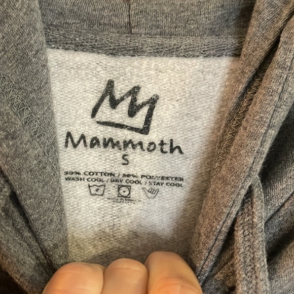 Mammoth mountain Gray Hoodie Small - Picture 4 of 6